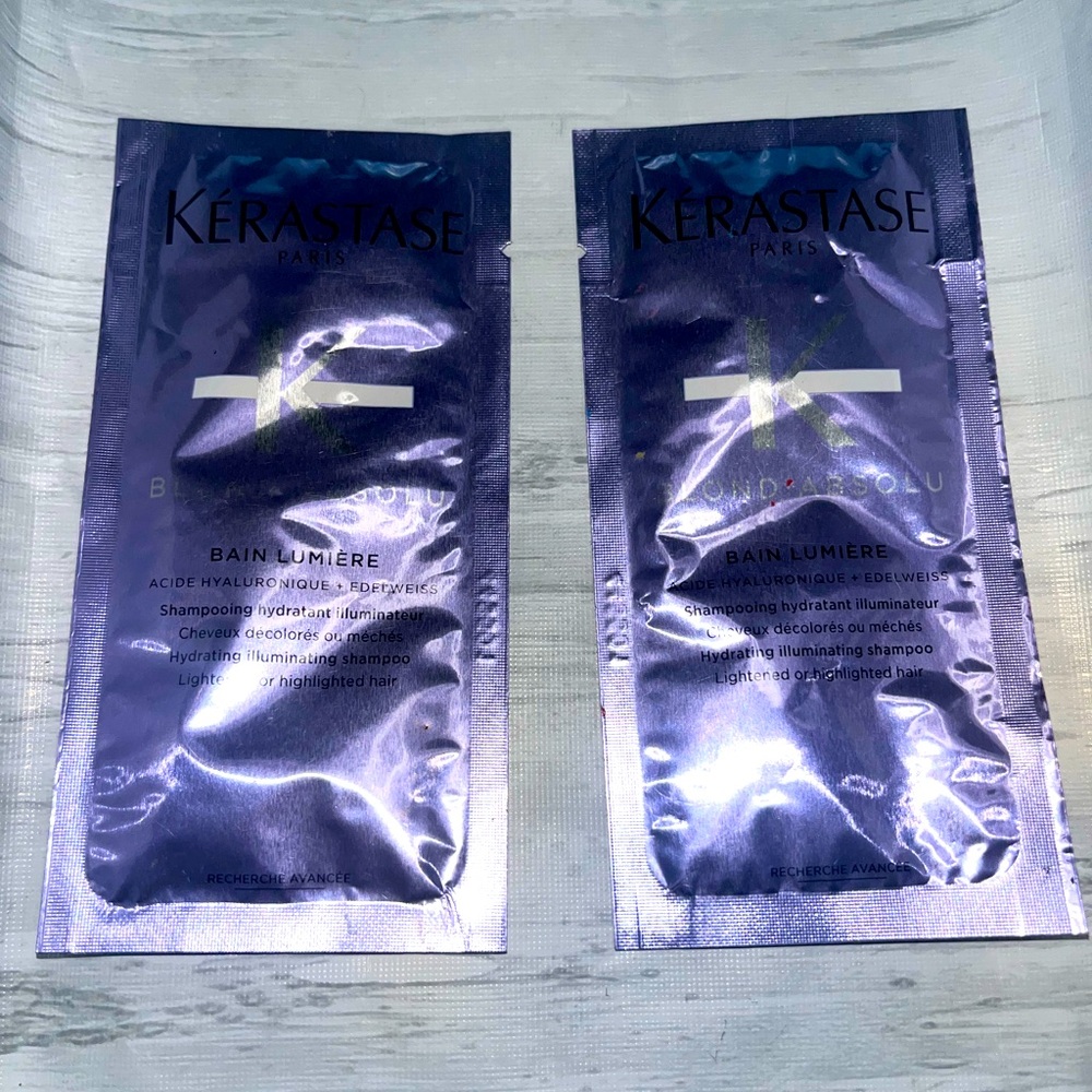 Keratase hair samples